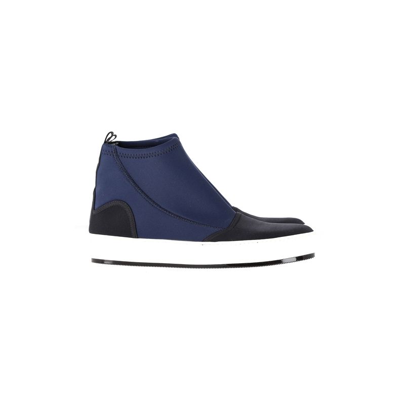 Marni Neoprene Sneaker Boots In Blue Neoprene